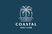 Palm Tree Beach Golf Logo, a Branding & Logo Template by Buqancreative (Thumbnail 2 of 4)