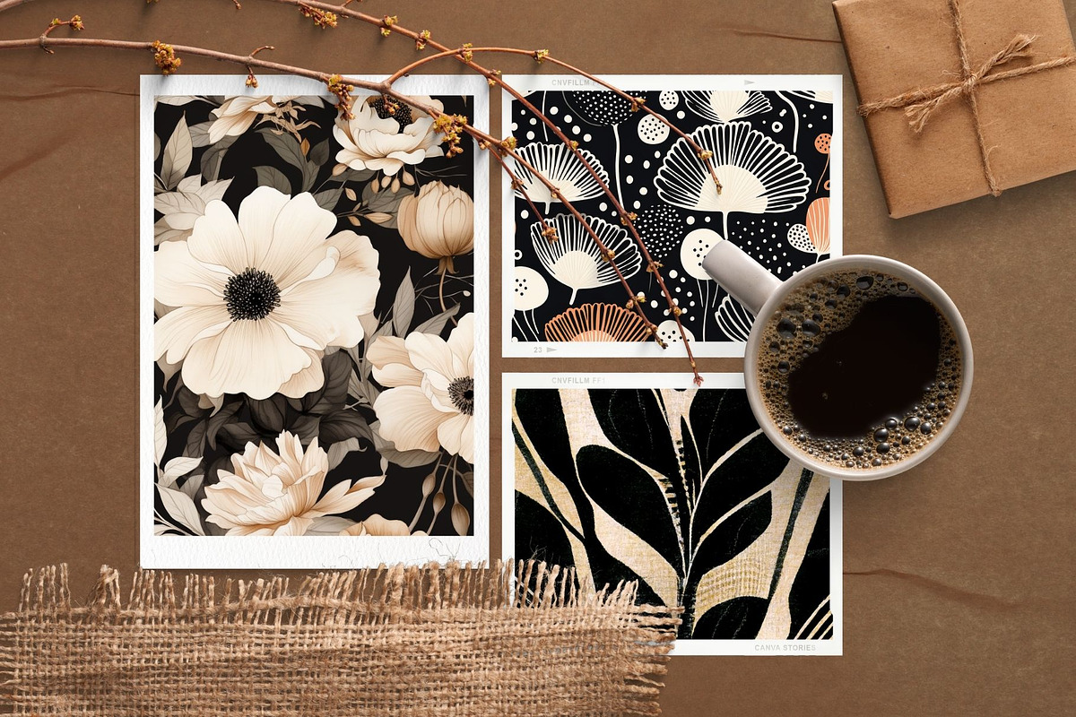 41 Black Mix Seamless Pattern Print, a Pattern Graphic by ARTOZEN DIGITAL (Photo 10 of 16)