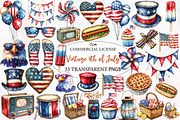 Vintage 4th of July Independence Day, an Illustration by Designworld (Thumbnail 1 of 5)