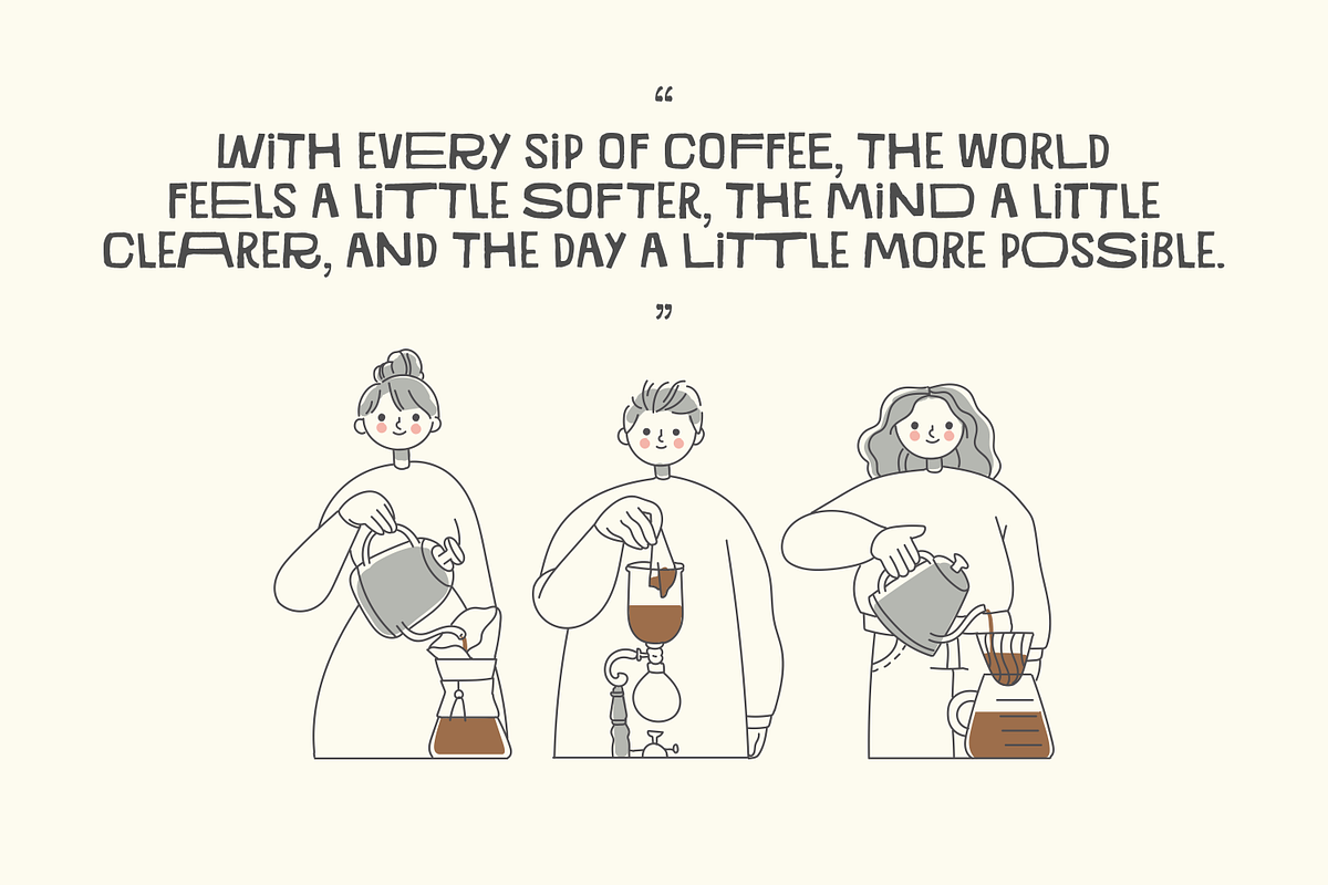 Morning Chaos - Quirky Typeface, a Handwritten Font by shineink.designlab (Photo 7 of 10)