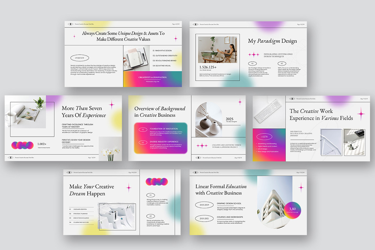 Perota Creative Resume Keynote, a Presentation Template by kerismaker (Photo 4 of 10)