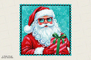 Preppy Christmas Brushstroke Santa, an Illustration by SinaCreation (Thumbnail 1 of 6)