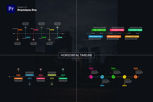 Horizontal Timeline | Premiere Pro, a Templates & Theme by Gatamotion