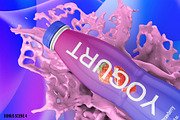 Bottle with Splash Mockup - 7 Views, a Packaging Mockup by Illusiongraphic (Thumbnail 12 of 25)