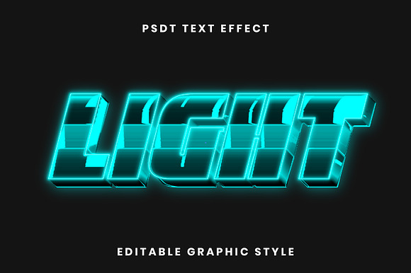 Slanted Bold 3D Text Effect preview 2