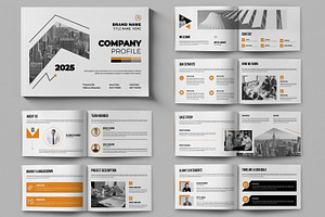 Company Profile Design Layout, a Brochure Template by ContestDesign