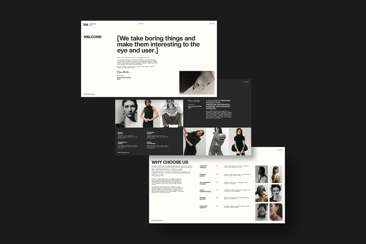 Iris Brand Proposal | Canva, a Presentation Template by evgenystudio (Photo 6 of 11)