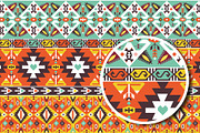 Ethnic pattern in aztec style, a Pattern Graphic by tomuato (Thumbnail 3 of 4)
