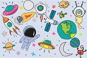 Space - big set +2 patterns, an Animal Illustration by pashigorov (Thumbnail 1 of 9)