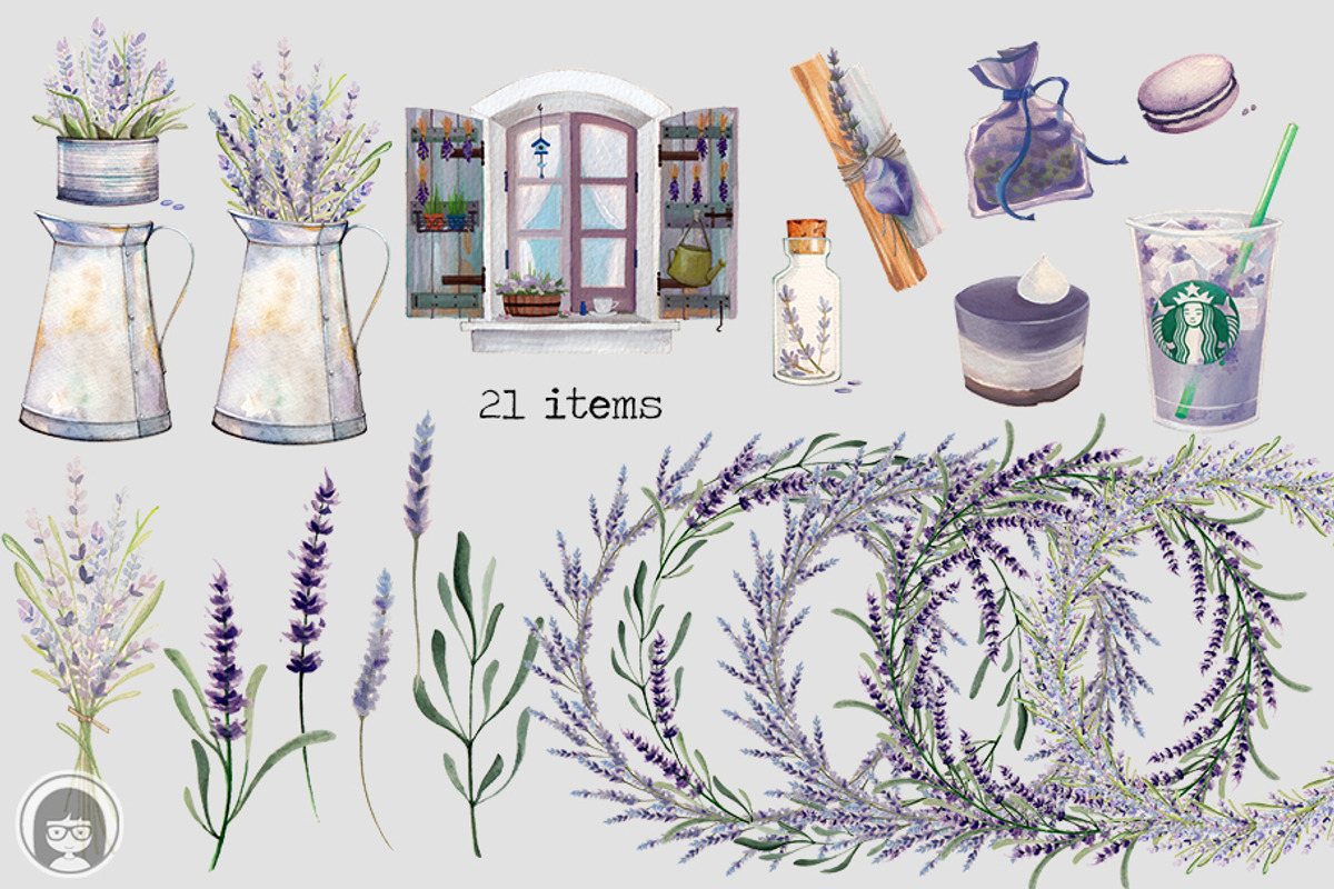 LAVENDER GARDEN, an Illustration by AJDA ART (Photo 2 of 7)