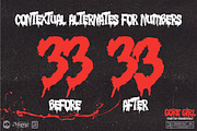 Gore Girl - 90s Teen Horror Font, a Font by Remedy667 (Thumbnail 6 of 7)