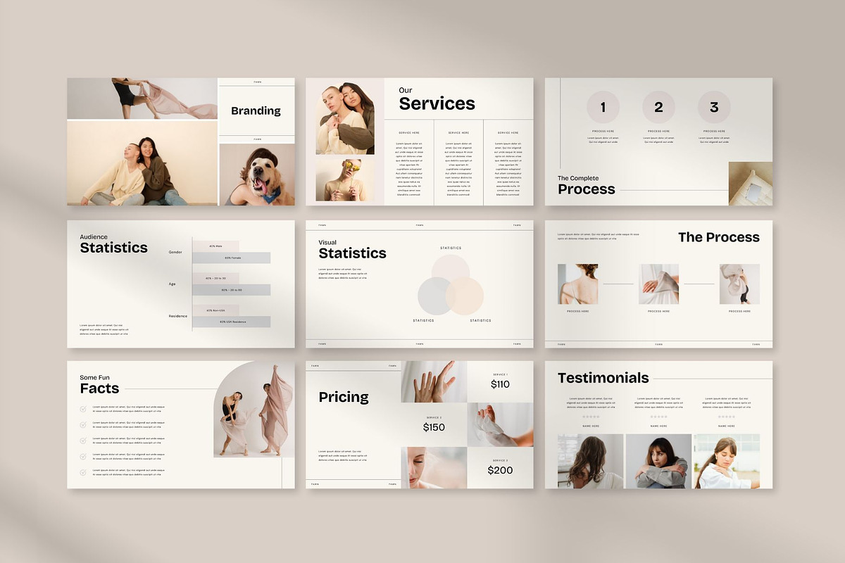 Brand Portfolio Template | Fawn, a Print Template by BoldNStudio (Photo 6 of 7)