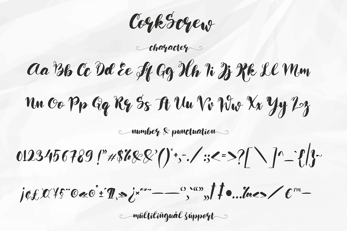CorkScrew - Quirky Handwritten Font, a Script Font by erlosDESIGN (Photo 10 of 10)