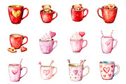 Valentine's Day Mug Clipart, an Illustration by Design Market (Thumbnail 2 of 3)