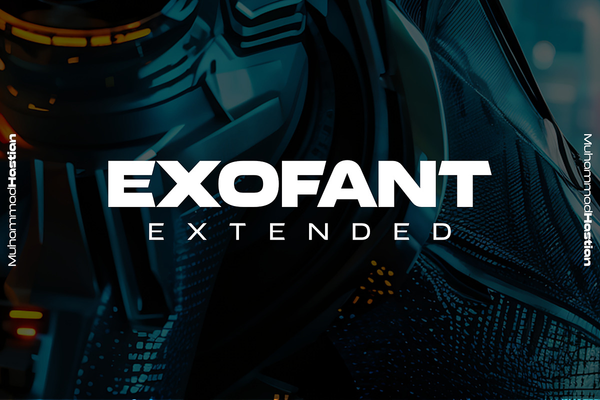 Exofant, a Sans Serif Font by Muhammad Hastian (Photo 1 of 9)
