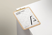 Clipboard With A4 Poster Mockup, a Books & Magazine Mockup by WebAndCat (Thumbnail 4 of 12)