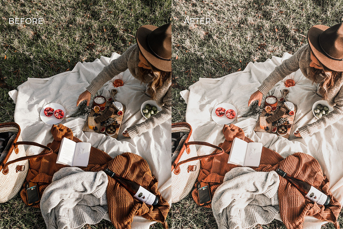 10 COTTAGE CORE LIGHTROOM PRESETS, an Action Add-On by Emma Kate Creative (Photo 5 of 10)