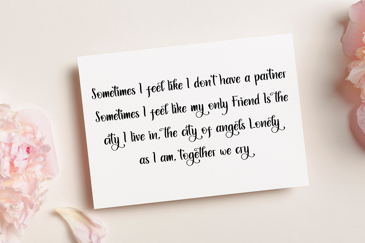 Mysthiqa, a Script Font by Essentials Studio (Photo 6 of 8)