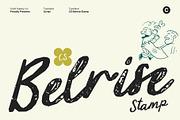 CS Belrise Stamp, a Script Font by Craft Supply Co. (Thumbnail 1 of 8)