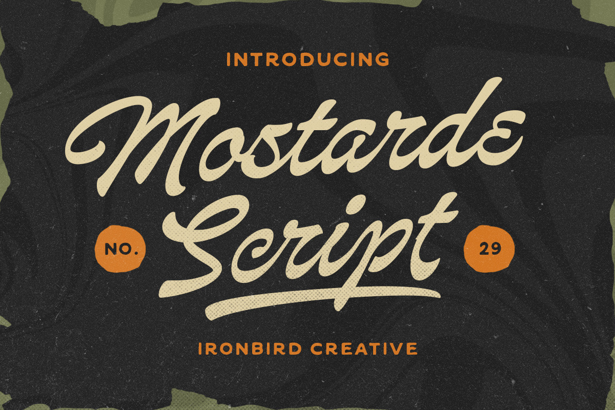 IC Mostarde - Script Font