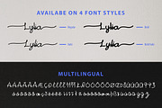 Lylia - Stylish Script Font, a Script Font by Inventype Studio (Thumbnail 6 of 9)