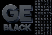 Vector alphabet of simple 3d letters, an Object Graphic by popskraft (Thumbnail 8 of 8)
