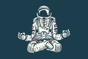 Meditation Astronaut