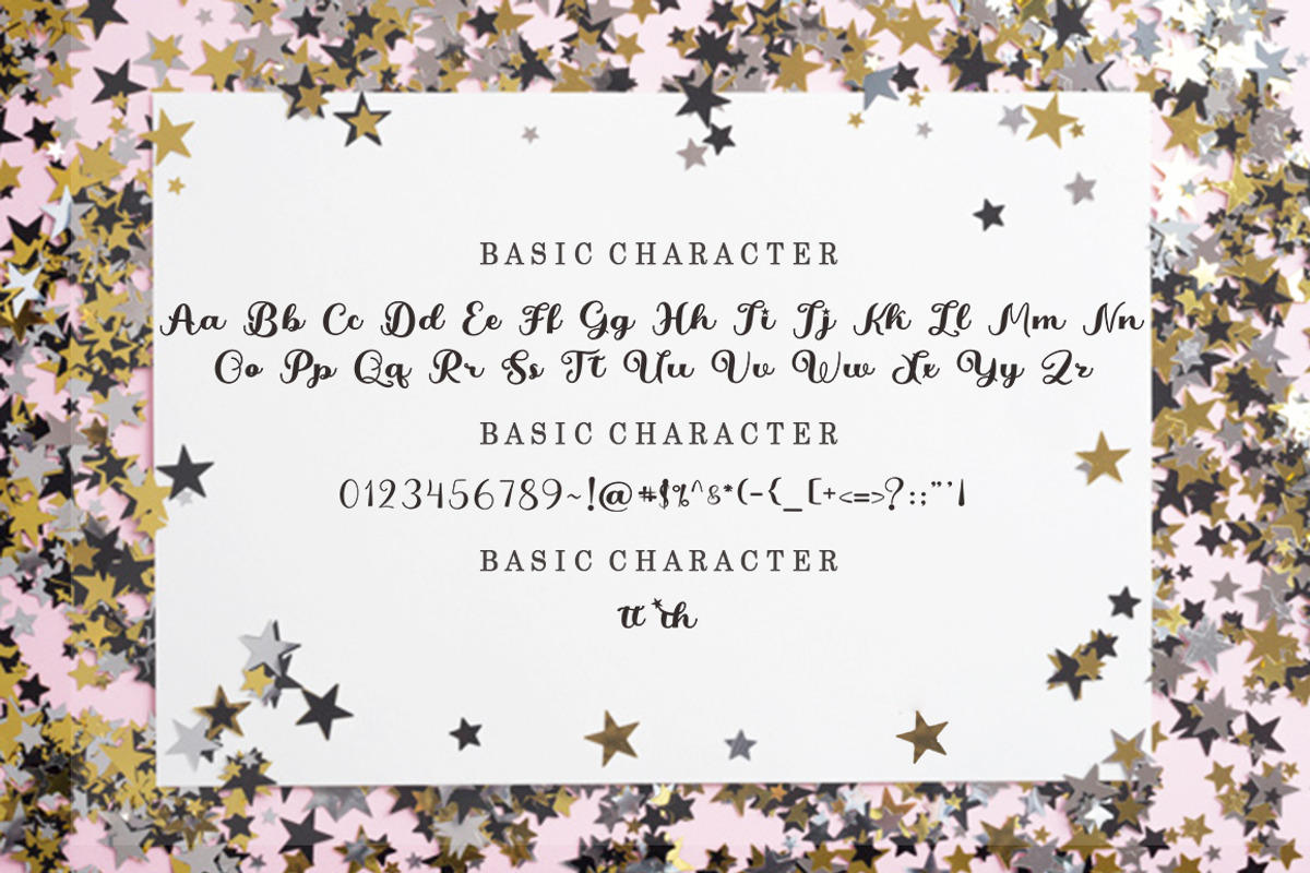 Hello Girl Unique Font, a Script Font by Bosstype Studio (Photo 5 of 9)