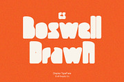 CS Boswell Drawn, a Sans Serif Font by Craft Supply Co. (Thumbnail 1 of 8)