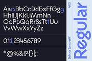 Dahuia - Sans Serif Font, a Sans Serif Font by Concepta Digital (Thumbnail 7 of 11)