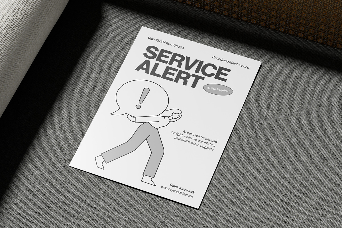 45 Notification Illustrations, a Work Illustration by Prosymbols (Photo 6 of 10)