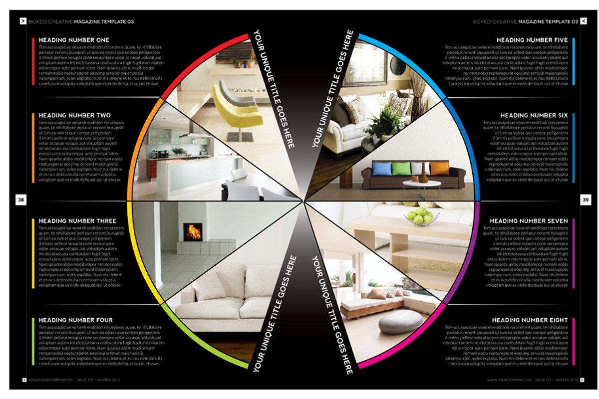 Magazine Template InDesign 03, a Magazine Template by Love Graphic Design (Photo 28 of 36)