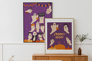 Spooky Night halloween clip art, a Seasonal Illustration by BilberryCreates (Thumbnail 5 of 16)