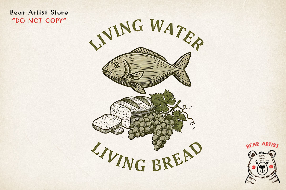 Christian Engraved Illustration, an Object Graphic by GlitterCraft (Photo 2 of 101)