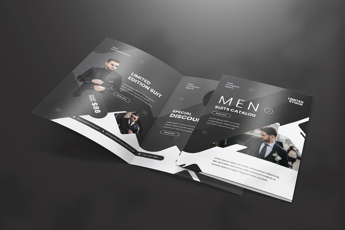 Suits Catalog - Bifold Brochure, a Print Template by VUNIRA (Photo 2 of 2)