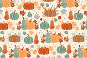 Happy Thanksgiving Patterns, a Pattern Graphic by EltaMaxArt (Thumbnail 6 of 8)