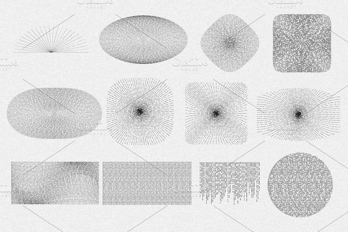 90 Lineart Vector Textures preview 4