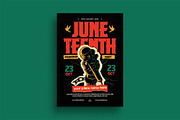 Juneteenth National Independence Day, a Flyer Template by megarez (Thumbnail 1 of 3)