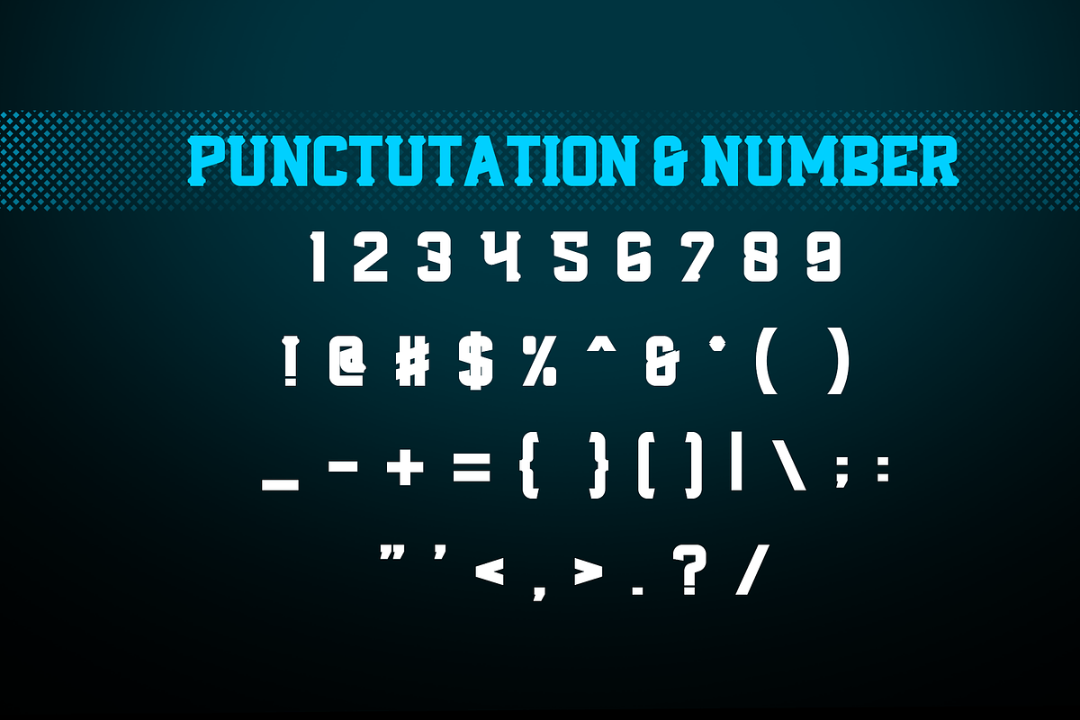 NFC BLITTER DISPLAY FONT preview 5