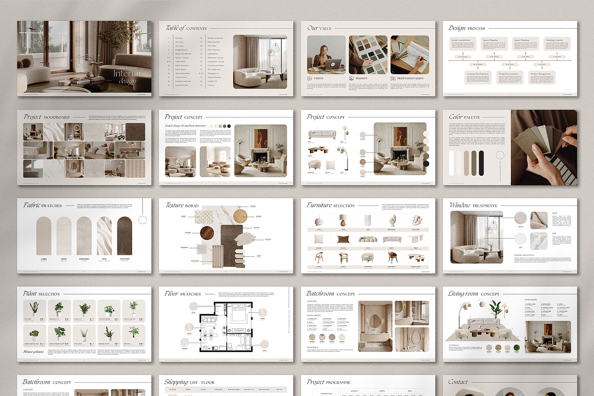 Interior Design Presentation, a Presentation Template by SarenkaDesignShop (Photo 11 of 12)