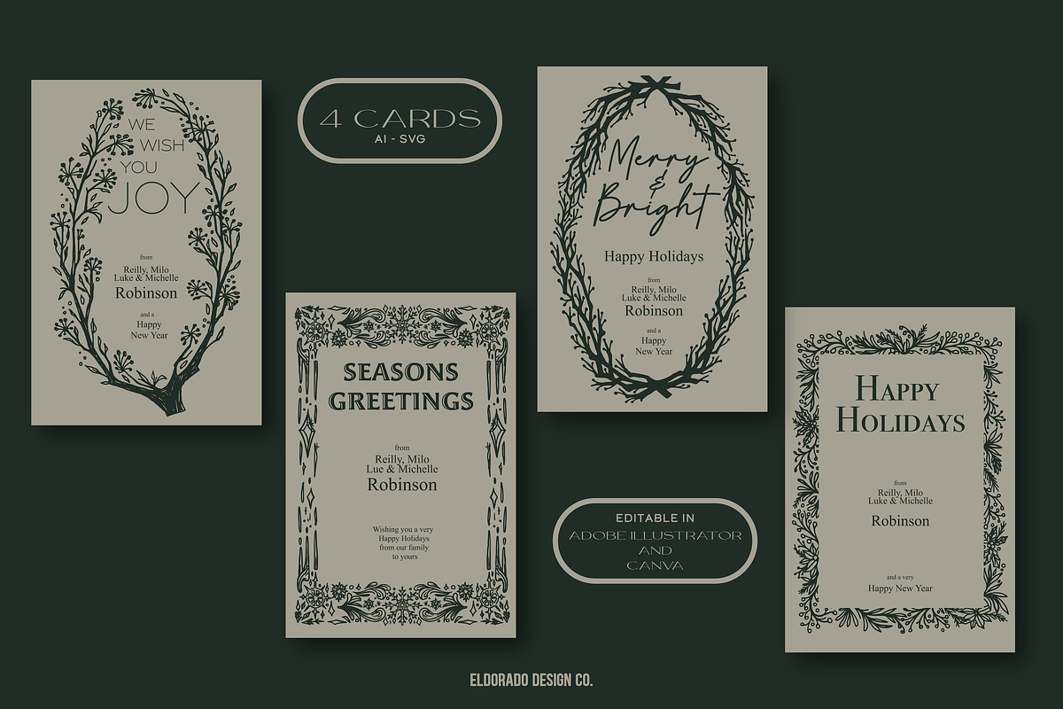 Winter Illustration Pack - Vintage, an Animal Illustration by Eldorado Design Co. (Photo 3 of 7)