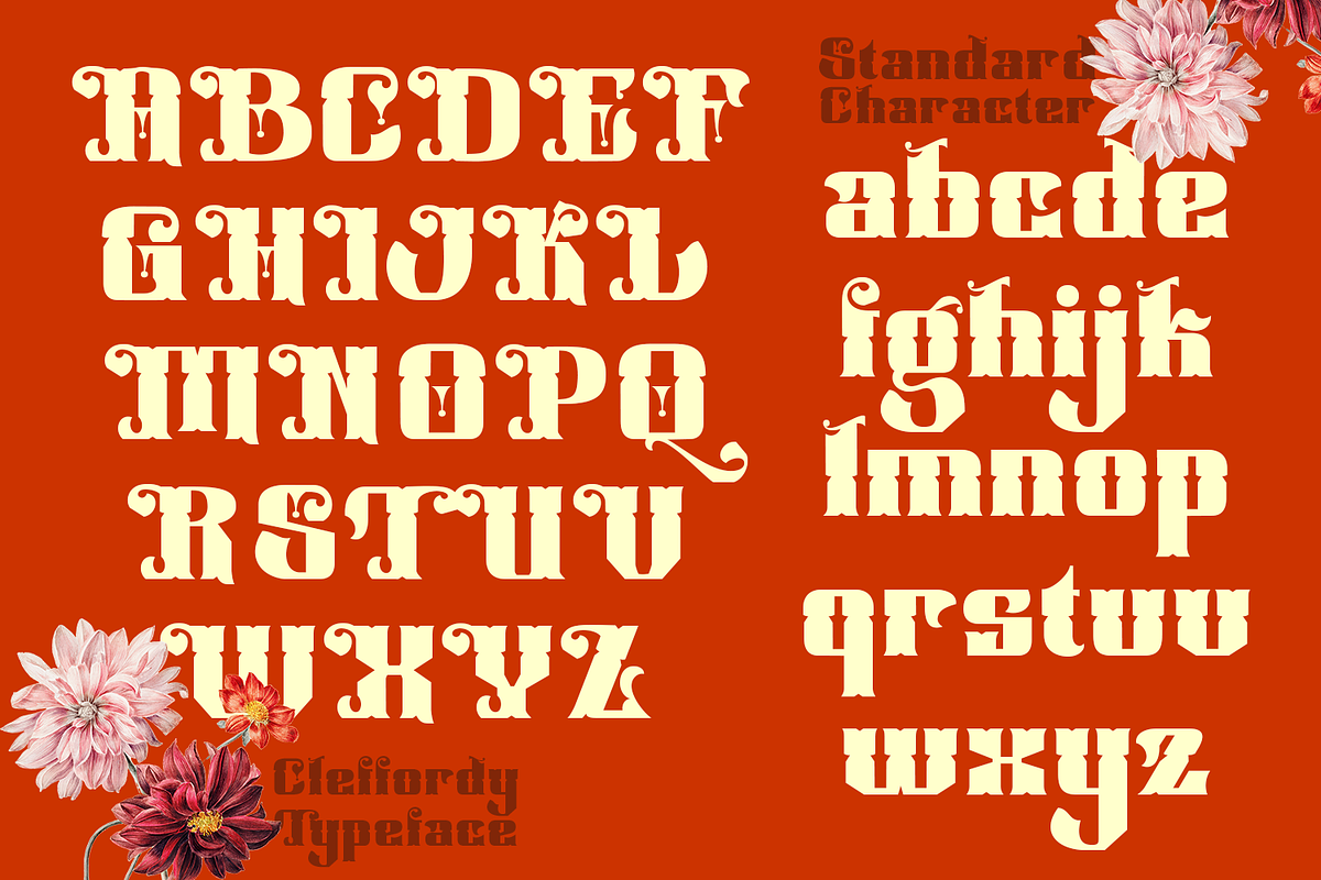 Cleffordy Traditional Serif, a Blackletter Font by TypeClassHeroes (Photo 5 of 16)