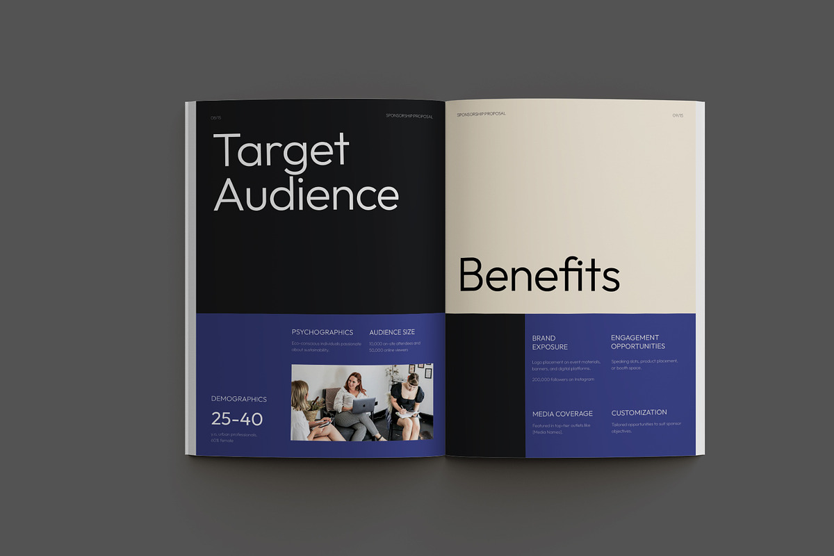 Blue Minimal Sponsorship Proposal preview 6