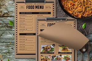Food Menu, a Flyer Template by Creativestoree