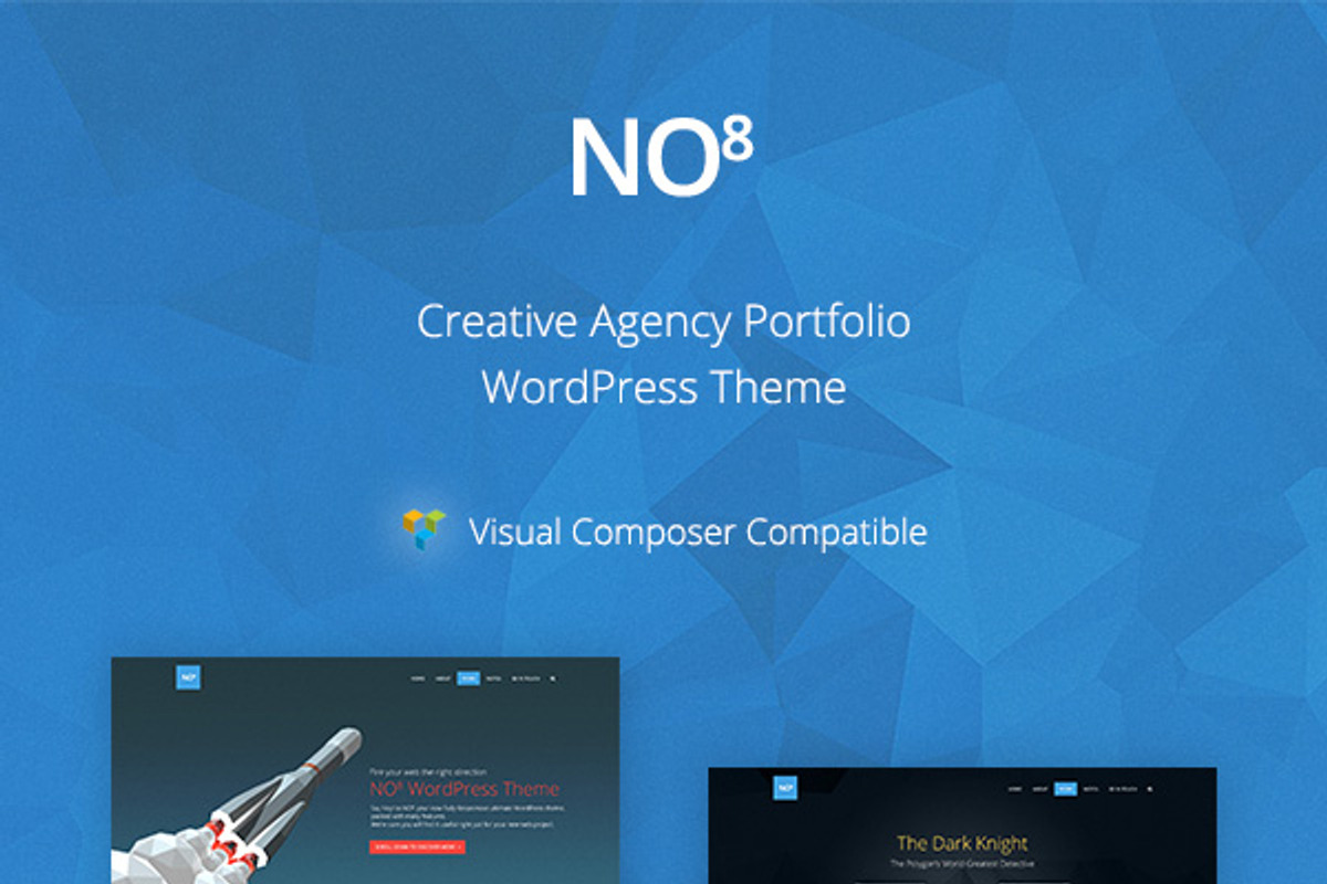 NO8 - Creative Agency WP Theme, a WordPress Template by IshYoBoy (Photo 2 of 8)