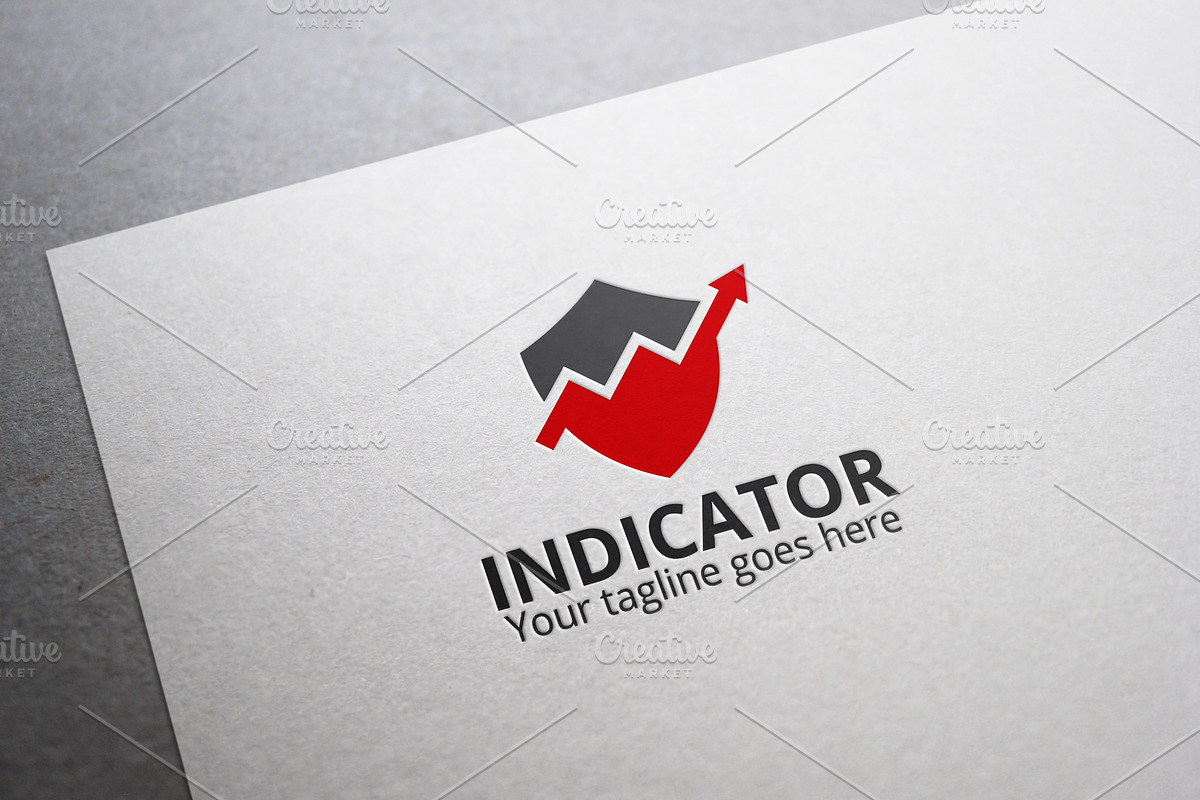 Indicator Logo, a Branding & Logo Template by XpertgraphicD