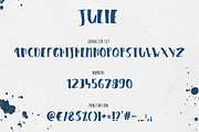 JULIE, a Sans Serif Font by Stefanie.pfann (Thumbnail 2 of 13)