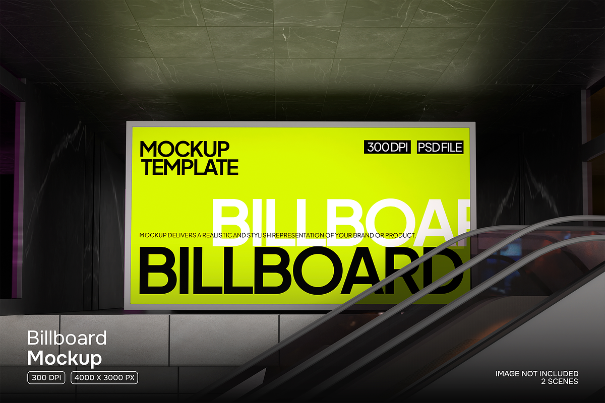 Billboard Mockup, an Advertising Mockup by Permadi Creative (Photo 1 of 3)
