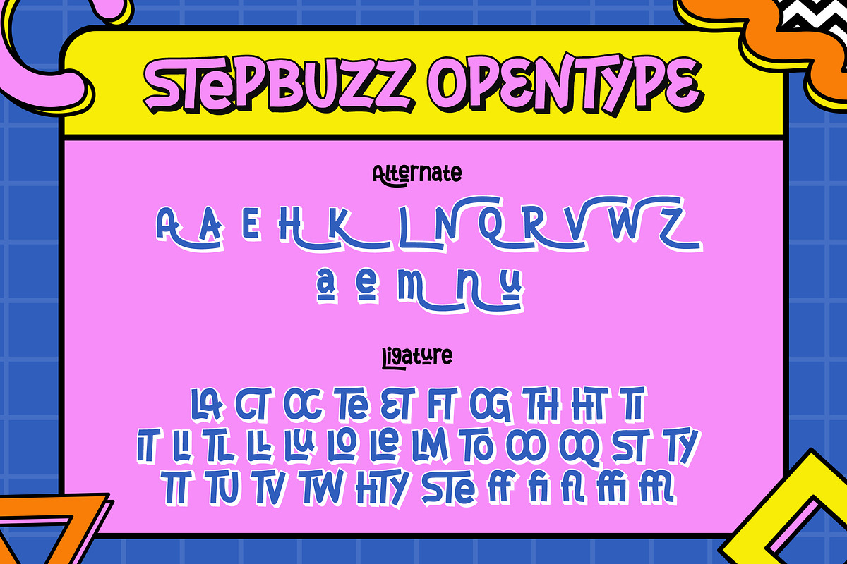 StepBuzz - A Playful Font, a Serif Font by agnyhasyastudio (Photo 7 of 8)
