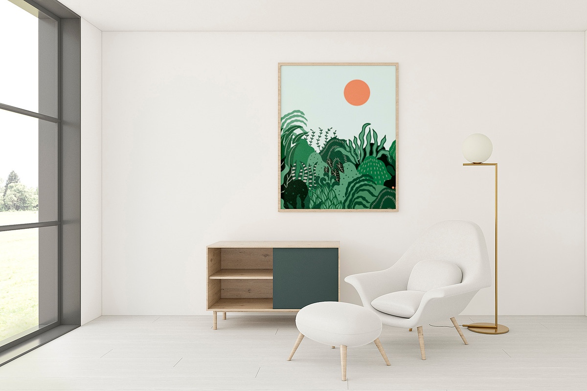 Modern abstract floral set., a Texture Illustration by Alona Savchuk (Photo 8 of 14)